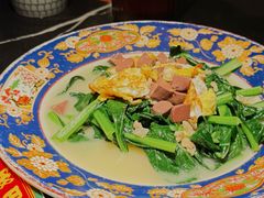 拍姜煎蛋猪红浸菜心叶-粤·向群饭店(二沙岛店)