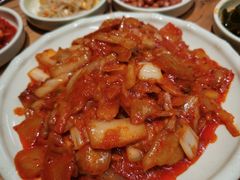 辣白菜炒五花肉-京玉菲饭店(李村店)