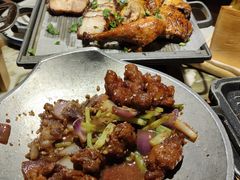 蒜香蜜汁排骨-绿茶餐厅(乐峰广场店)