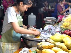 -芒果糯米饭摊子