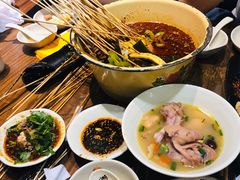 麻辣猪脑-老城区炭火牛蛙锅(国展中心店)