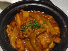 鱼香茄子煲-新加坡瑞珍•海河观景餐厅
