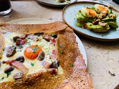 鸡蛋蘑菇熏肉荞麦可丽饼-RAC BAR(安福路店)