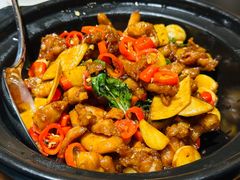 罗勒蒜子爆鸡球-丽晶轩中餐厅(重庆丽晶酒店)