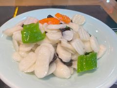 山药炒木耳-武庄主特色炒鸡(周恩来纪念馆店)