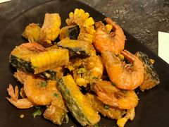 咸蛋黄南瓜甜玉米焗虾-港丽餐厅(高德置地店)