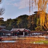 初冬的颐和园，由后山石阶而上，少有游客，唯闻雀儿鸣叫