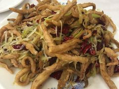 干煸鱿鱼-北戴河庆山饭店·海鲜砂锅粥(北戴河黑石路店)