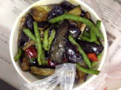豆角茄子-武大口院食堂