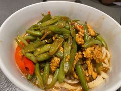 豆角丝炒肉拌转百刀-日上三甘(三里屯店)
