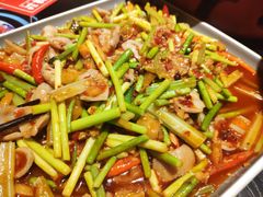 爆炒牛蛙肚-蛙三泡椒牛蛙(万象城店)