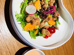 酥炸三文鱼芒果沙拉-笑福亭料理小馆(解放碑店)