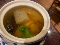 泉水竹笙菌菇汤-宁波状元楼酒店(和义路店)