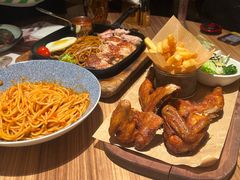 黑椒牛柳丝炒意粉-半秋山西餐厅(巴南万达广场店)