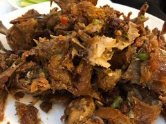 椒盐鸭架-九花山烤鸭店