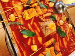 鱼饼火山炒年糕-包装马车·韩国料理·포장마차