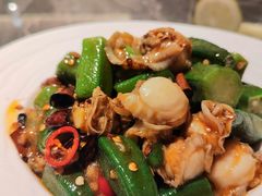 扇贝拌秋葵-前海沿·青岛菜(乐客城店)