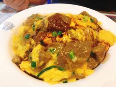 牛肉葱花滑蛋饭-深仔记茶餐厅(亚士厘道店)