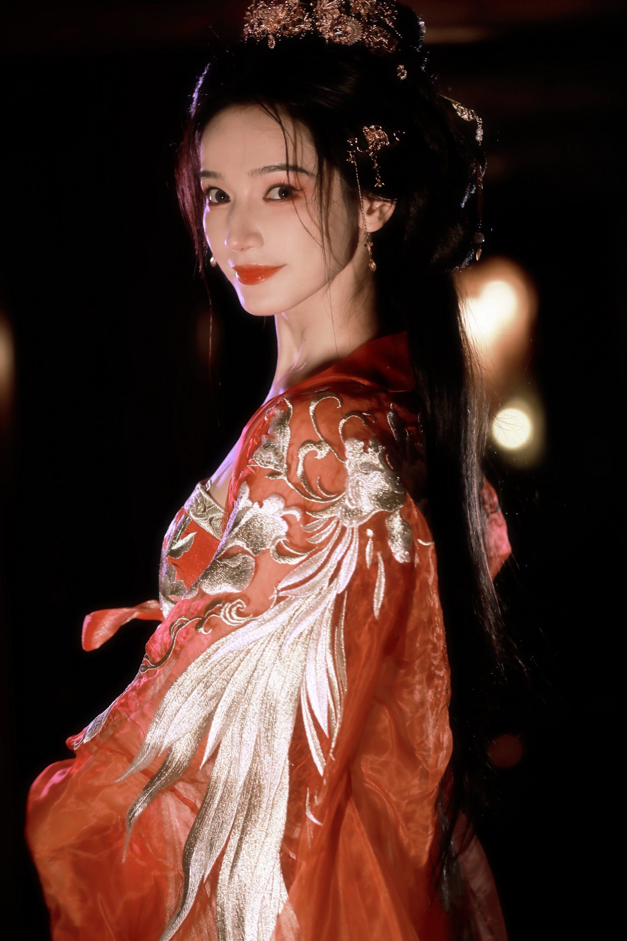 古风美女红衣梦