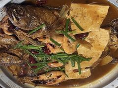 -东来菜馆•手抓海鲜家常菜•海鲜锅贴(鸽子窝店)