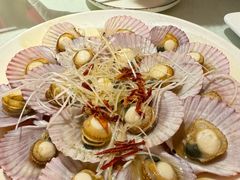 油泼扇贝-汇丰苑·海鲜青岛菜(中山路大鲍岛店)