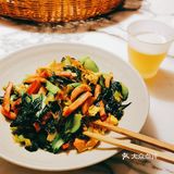 家常版的青菜炒粉丝！