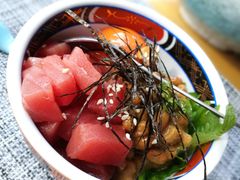 金枪鱼纳豆-鮨鲸·和牛烧(三里屯店)