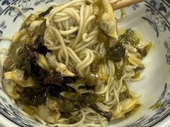 葱油鳝丝蛏子蛤蜊拌面-明呈黄鱼面馆(斜土路店)