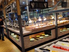 面包甜点陈列柜-比格比萨自助(万柳华联店)