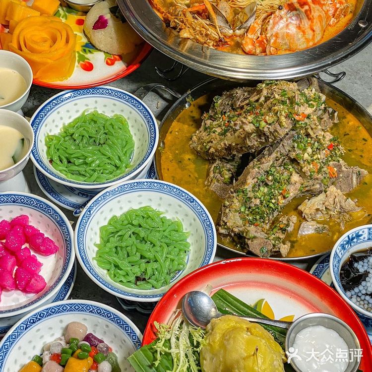 深圳惊现泰式手工糖水‼️斑斓凉虾巨巨好吃‼️