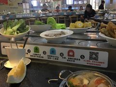 自助取餐区-咕叽咕叽自助烤肉小火锅(西城广场购物中心店)