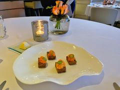 海胆黑面包配辣酱-Jean Georges