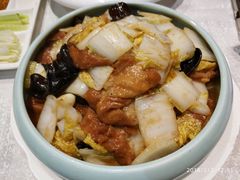 嫩白菜烧面筋-京味民福烤鸭店(建设四马路店)
