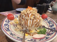 炸温泉蛋土豆泥沙律-仙隐小鹿中華の日料(正弘城店)