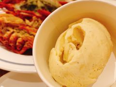 榴莲冰淇淋-咖啡苑自助餐厅·中国大饭店