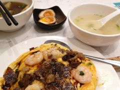 滑蛋牛肉虾仁饭-有章牛杂(石厦店)