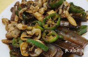 Stir-Fried Abalone with Black Bean Sauce