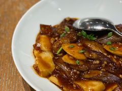 茄子烧年糕-宁波柏悦酒店·钱湖渔港