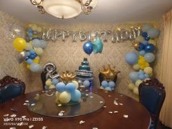-小鲤鱼生日气球派对会场策划布置