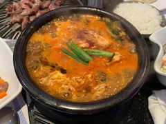 辣牛肉汤-青松馆韩国料理(香港中路佳世客店)