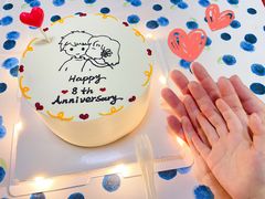 -咖咖熊蛋糕定制·英国蓝风车动物性淡奶油