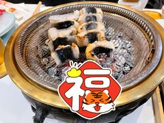 烤活鳗鱼-红沃鳗鱼黑牛烤肉店(不老街店)