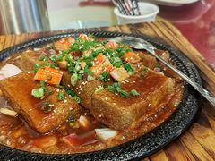 招牌铁板黑豆豆腐-东馆和天下特色餐饮(工农店)