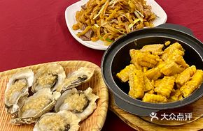 Garlic-Braised Large Oysters