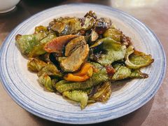 青椒烧皮蛋-那家·油麻菜馆(常德道店)