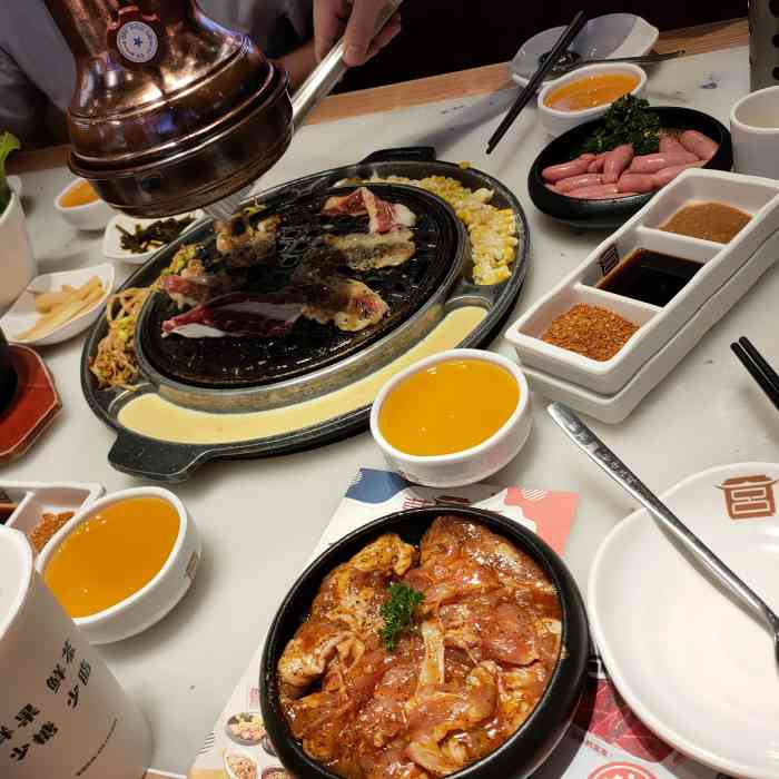 韩宫宴炭火烤肉(南京雨花吾悦店"在雨花吾悦广场.