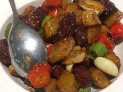黑椒土豆牛肉粒-顺峰海鲜酒楼(省府店)