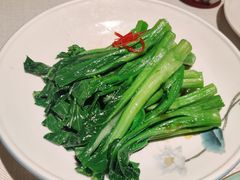 白灼广东菜心-千百味红餐厅·江西菜(绿地双子塔店)