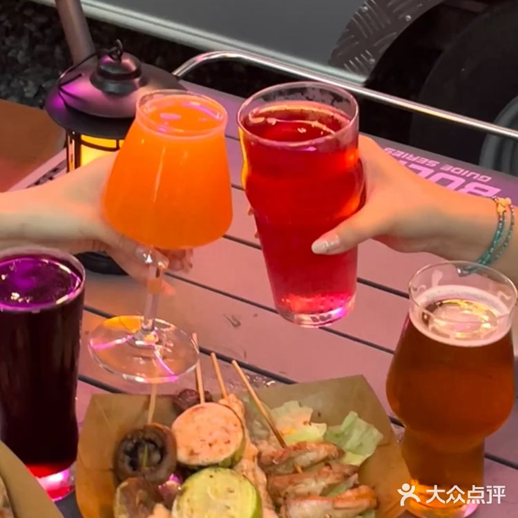 藏在小树林里的 室外精酿+烧鸟✨