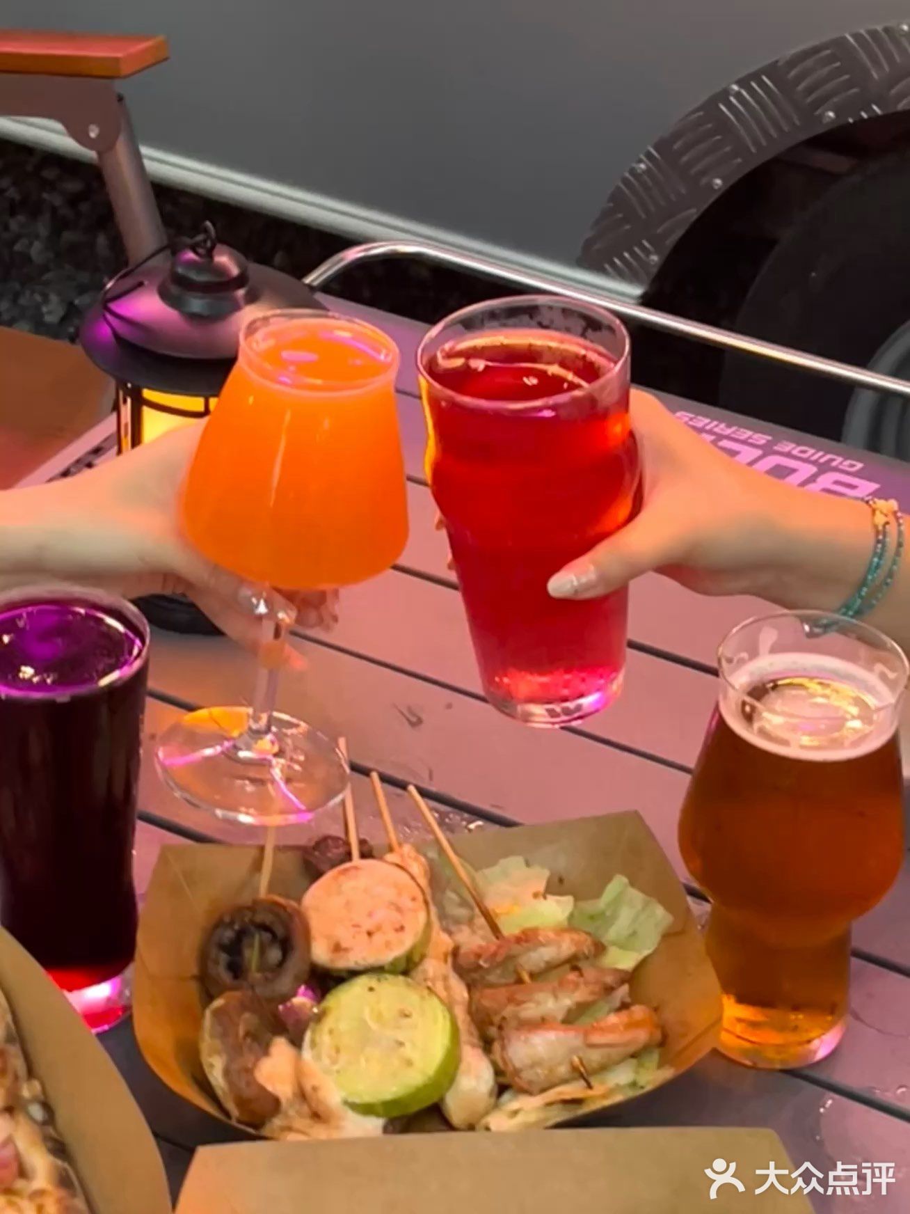 藏在小树林里的 室外精酿+烧鸟✨